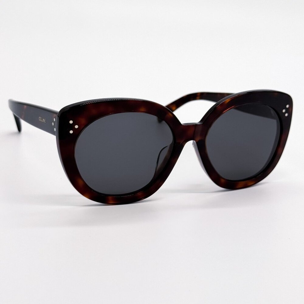 NEW CL40295F 52A CELINE SUNGLASSES HAVANA GREY EYEWEAR - Picture 5 of 9